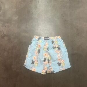Vilebrequin men's Hawaiian turtle print swim shorts‎ summer